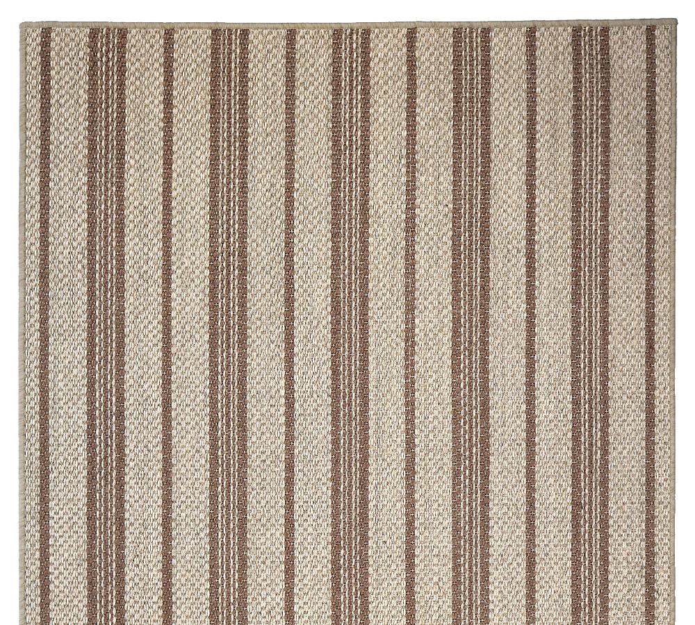Custom Striped Sisal Rug by Pottery Barn