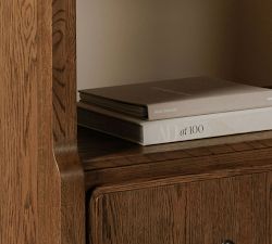 Ellenburg Open Bookcase with Drawers (43.5")