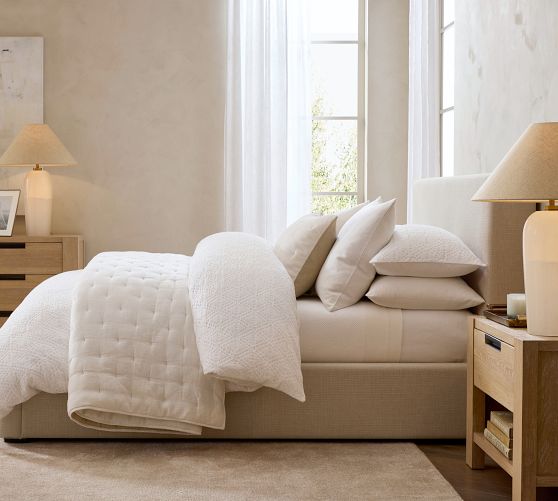 Everyday Linen Comfort Quilt by Pottery Barn