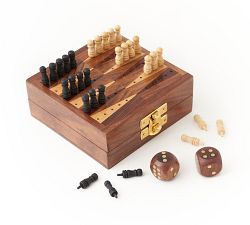 Handcrafted Rosewood Games
