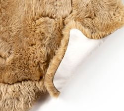 Patton Large Lambskin Hide Rug