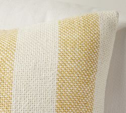 Faye Textured Striped Pillow