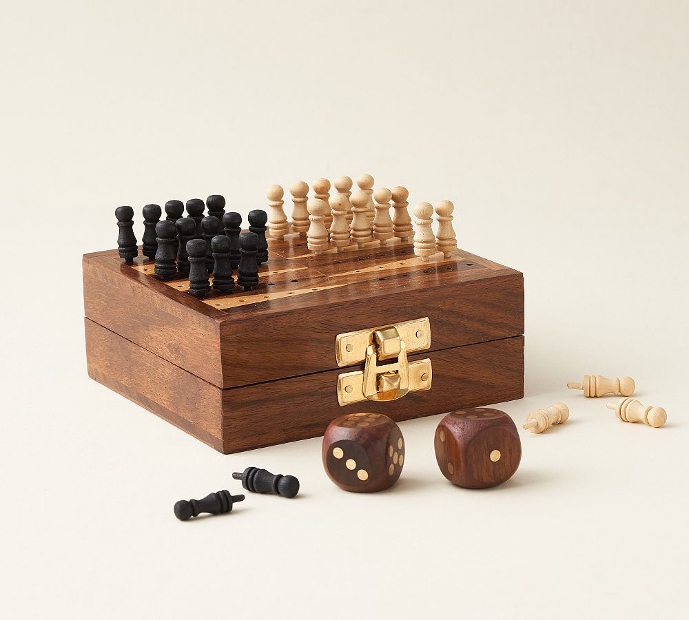 Handcrafted Rosewood Games - Backgammon