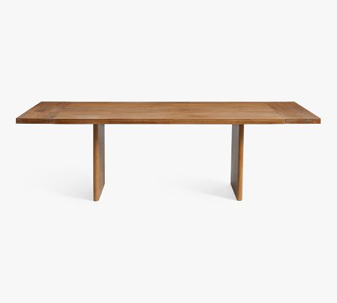 Cayman Extending Dining Table, Antique Umber, 76-100