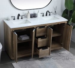Milna 60-72"Double Sink Vanity