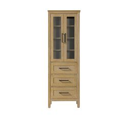 Carlyle 24-28" Glass Door Linen Closet