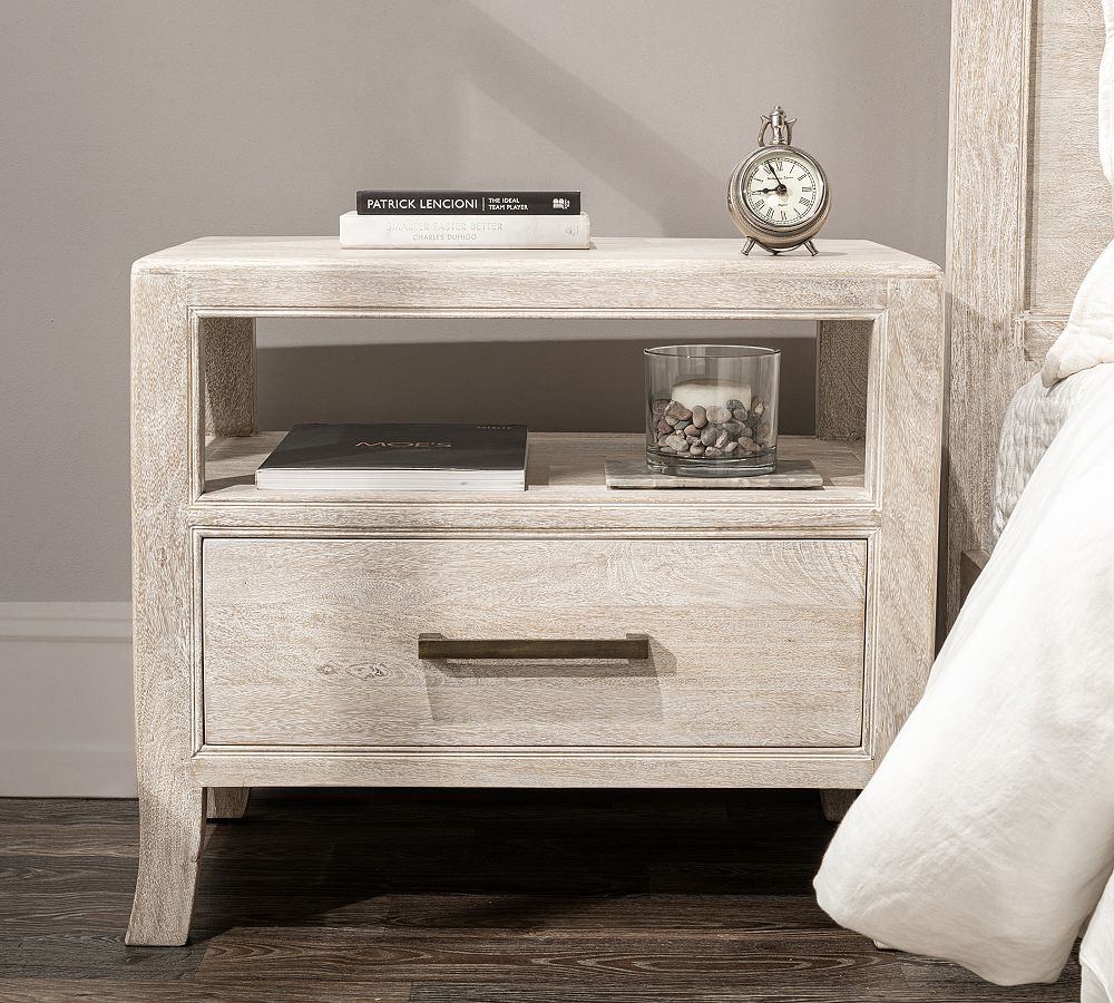 Jensen 1-Drawer Nightstand (29") by Pottery Barn