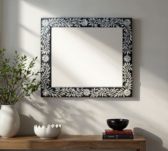 Mother of Pearl Inlay Mirror by Pottery Barn