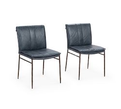 Steiner Leather Dining Chair - Set of 2