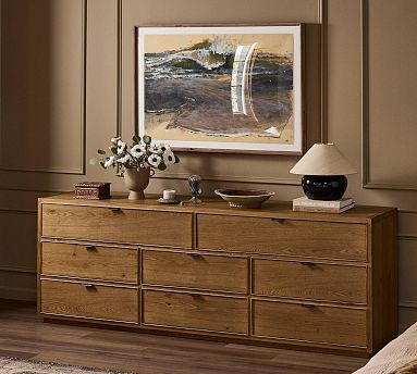 8 foot long dresser Custom 8 Drawer Double Dresser