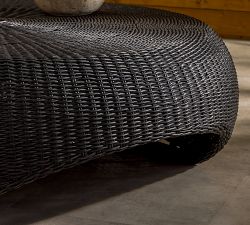 Encinitas Wicker Outdoor Coffee Table (50")