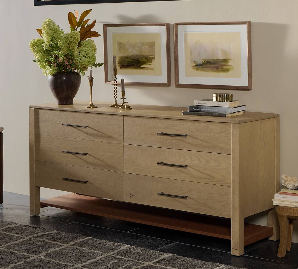 Opal 6-Drawer Dresser (72") by Pottery Barn