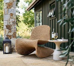 Encinitas Wicker Rocking Outdoor Lounge Chair