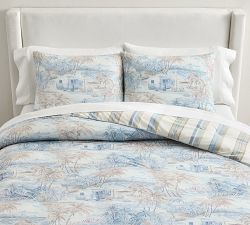 Airstream Coastal Toile Reversible Comforter Sham