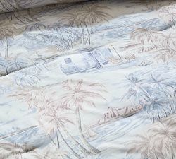Airstream Coastal Toile Reversible Comforter