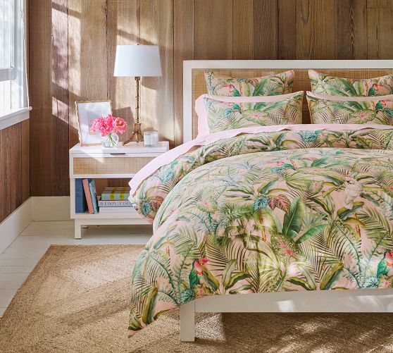 Cynthia Rowley Tropical Toucan Duvet Cover by Pottery Barn