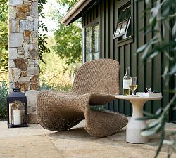 Encinitas Wicker Rocking Outdoor Lounge Chair