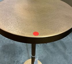 Open Box: Leo Round Metal Accent Table (10") - Gold