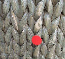 Open Box: Seagrass Counter Stool (27") - Gray Wash