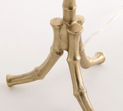 Cynthia Rowley Brass Bamboo Table Lamp (21")