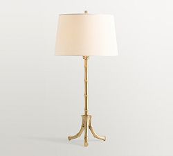 Cynthia Rowley Brass Bamboo Table Lamp (21")