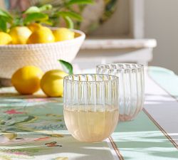 Cynthia Rowley Ombre Stemless Wine Glasses - Set of 4