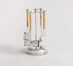 Monique Lhuillier Antibes 4-Piece Bar Tool Set