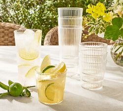 Monique Lhuillier Hayden Acrylic Outdoor Stacking Tumblers - Set of 4