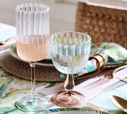 Cynthia Rowley Ombre Champagne Flutes - Set of 4