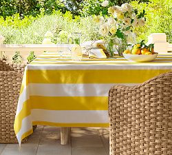 Monique Lhuillier Miramar Stripe Outdoor Oilcloth
