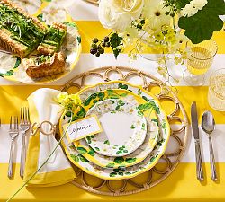 Monique Lhuillier Riviera Floral Melamine Dinnerware Collection