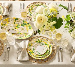 Monique Lhuillier Riviera Floral Outdoor Melamine Serving Platter