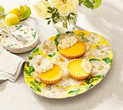 Monique Lhuillier Riviera Floral Outdoor Melamine Serving Platter