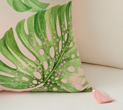 Cynthia Rowley Palm Leaf Outdoor Pillow