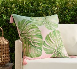 Cynthia Rowley Palm Leaf Outdoor Pillow