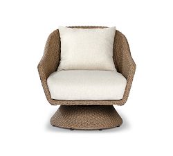 Brynne Wicker Swivel Outdoor Lounge Chair