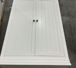 Open Box: Aubrey Modular Home Office Storage Cabinet Hutch (36"W x 53"H) - Dutch White