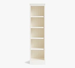Open Box: Aubrey Narrow Bookcase (19") - Dutch White