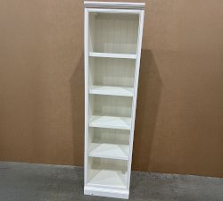 Open Box: Aubrey Narrow Bookcase (19") - Dutch White