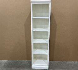 Open Box: Aubrey Narrow Bookcase (19") - Dutch White