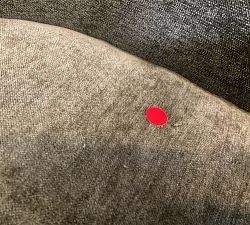 Open Box: Carson Upholstered Swivel Desk Chair - Rustic Chenille Dark Moss