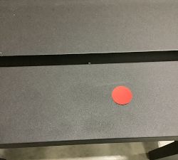 Open Box: Malibu Metal Square Outdoor Side Table (24") - Black