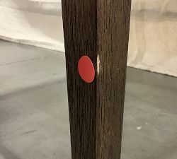 Open Box: Monty Cane Dining Chair - Performance Boucle Oatmeal, Vintage Amber