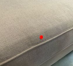 Open Box: PB Comfort Roll Arm Grand Sofa (92"), 2X1, Memory Foam Cushions - Performance Rustic Linen Walnut