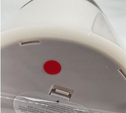 Open Box: Premium Flickering Flameless Wax Pillar Candle (6" x 10") - White