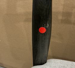 Open Box: Quincy Basketweave Dining Chair - Essence Natural, Black