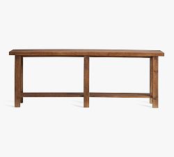 Open Box: Reed Grand Console Table (84") - Antique Umber