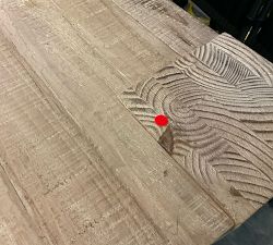 Open Box: Rockport Grand Square Coffee Table (55") - Pale Sand