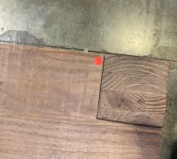 Open Box: Rockport Rectangular Reclaimed Wood Side Table (24") - Cocoa Brown