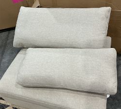 Open Box: Westwood Square Arm Deep Seat Armless Chair - Performance Rustic Linen Parchment